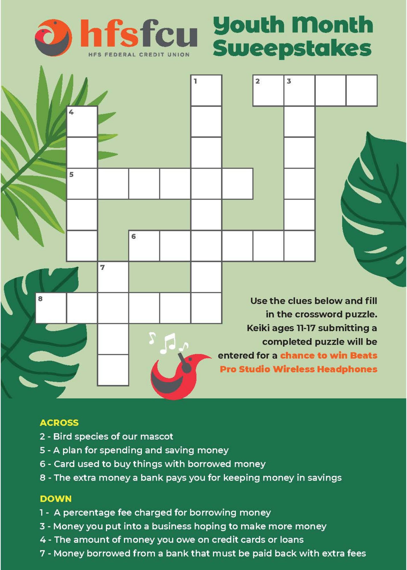 Youth Month Crossword Puzzle Youth Month Crossword Puzzle